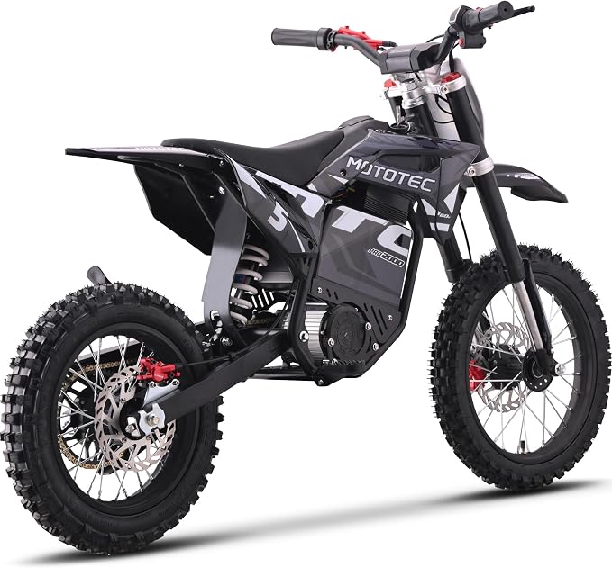 Moto 60v 2000w Pro Electric Dirt Bike Lithium Grey