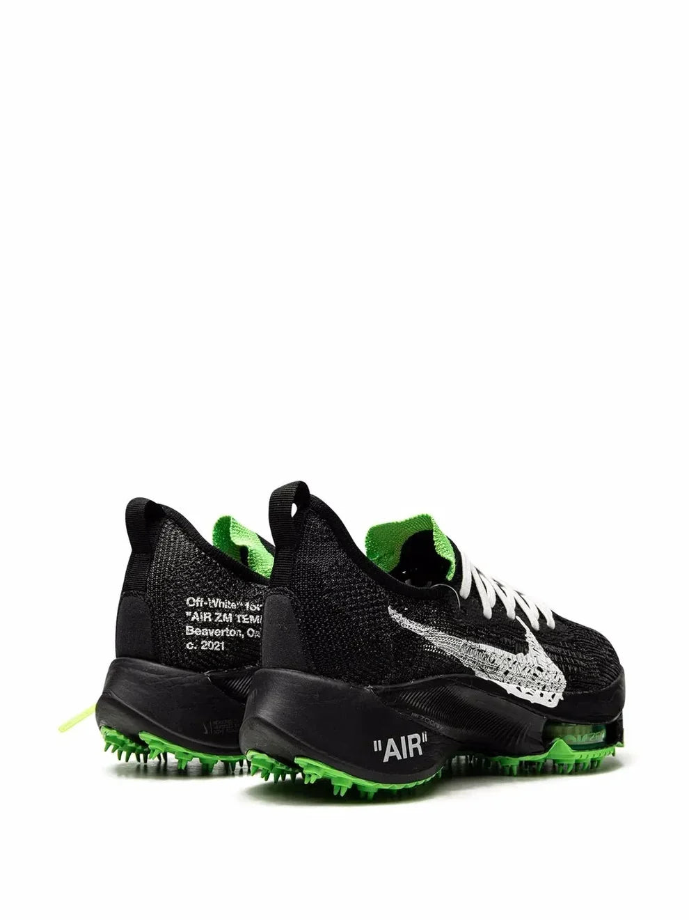 X Off-White Air Zoom Tempo Next% Scream Green Sneakers