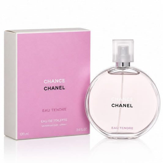 100% Authentic CHANEL Chance Eau Tendre EDT Spray 100ml 3.4oz Brand New Branded