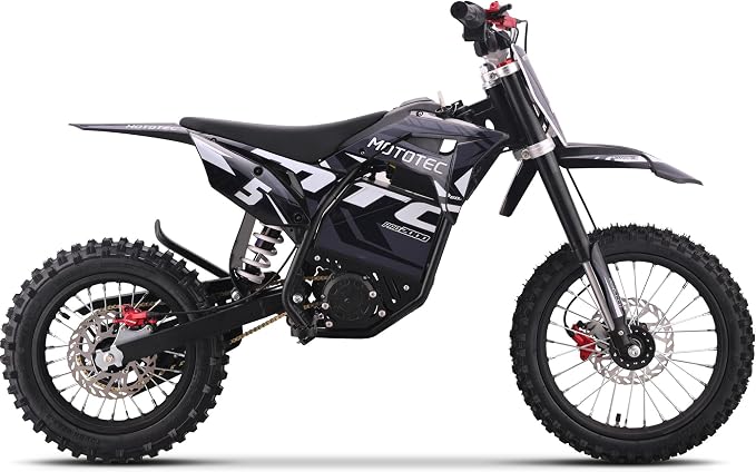 Moto 60v 2000w Pro Electric Dirt Bike Lithium Grey