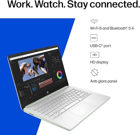 HP Laptop 2026 Student Business, Copilot AI+Office 365, 128GB UFS Intel CPU