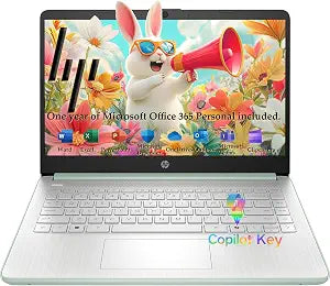 HP Laptop 2026 Student Business, Copilot AI+Office 365, 128GB UFS Intel CPU
