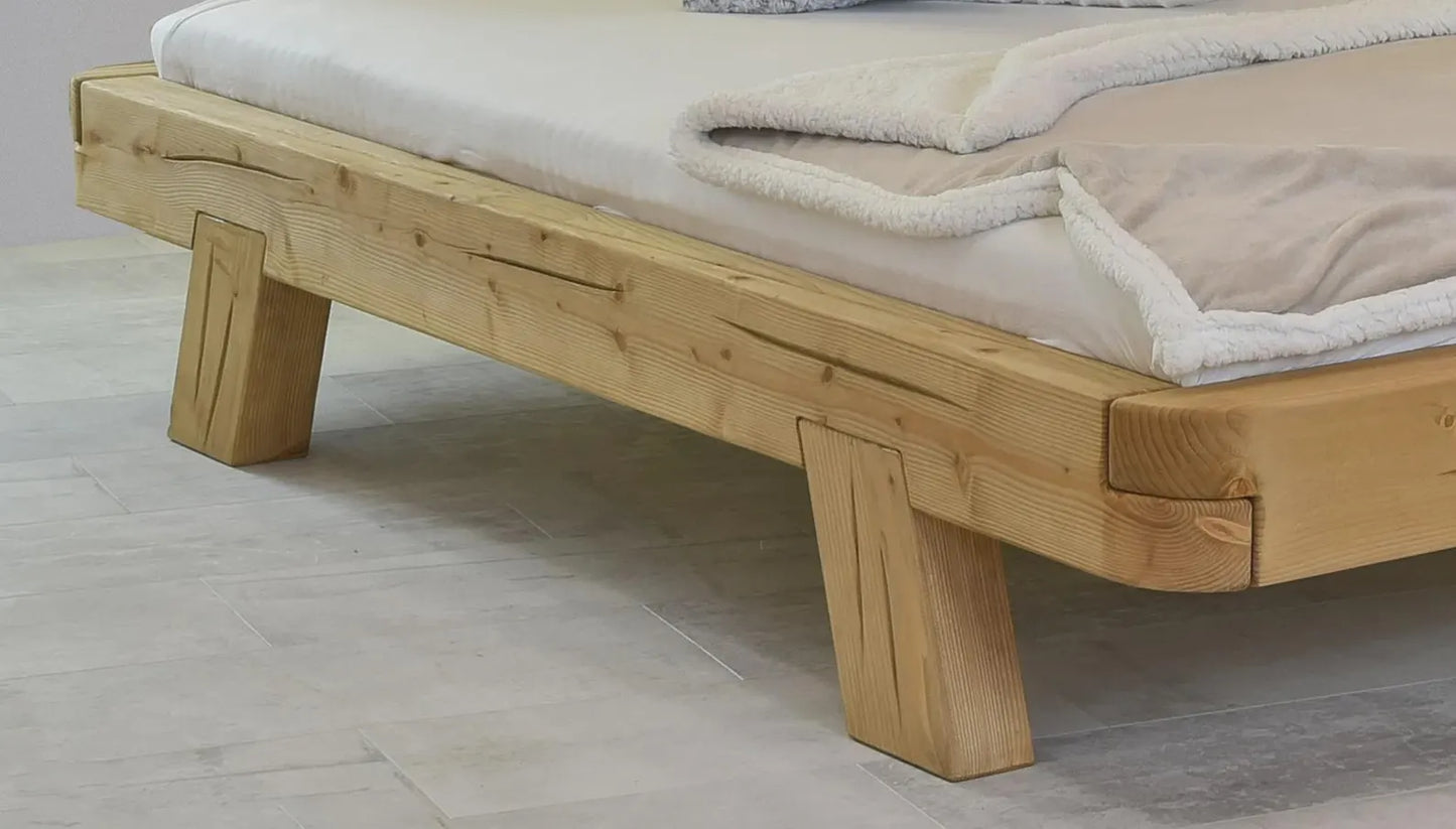 Thalia | Spruce Bedframe | Mid - Century Modern