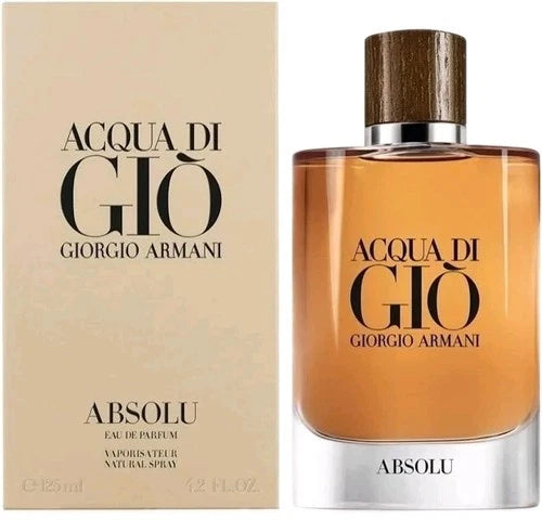 Acqua Di Gio Absolu by Giorgio Armani 4.2 oz / 125ml EDP Cologne Men New In Box