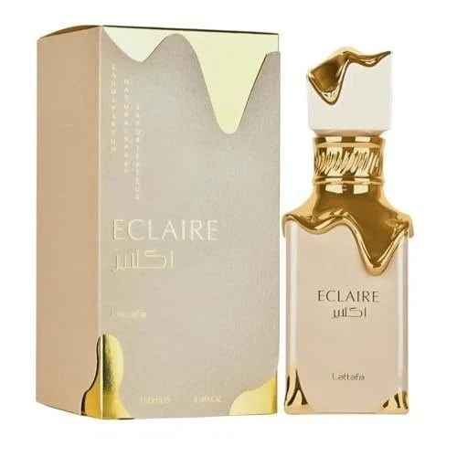 Lattafa Eclaire Vanilla & Caramel Eau de Parfum for Women 3.4 oz (100ml)